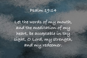 Psalm 19 14 5CH